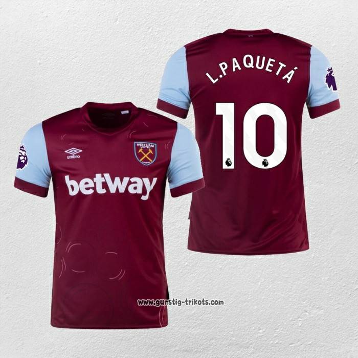 West Ham Spieler L.Paqueta Heimtrikot 2023-2024